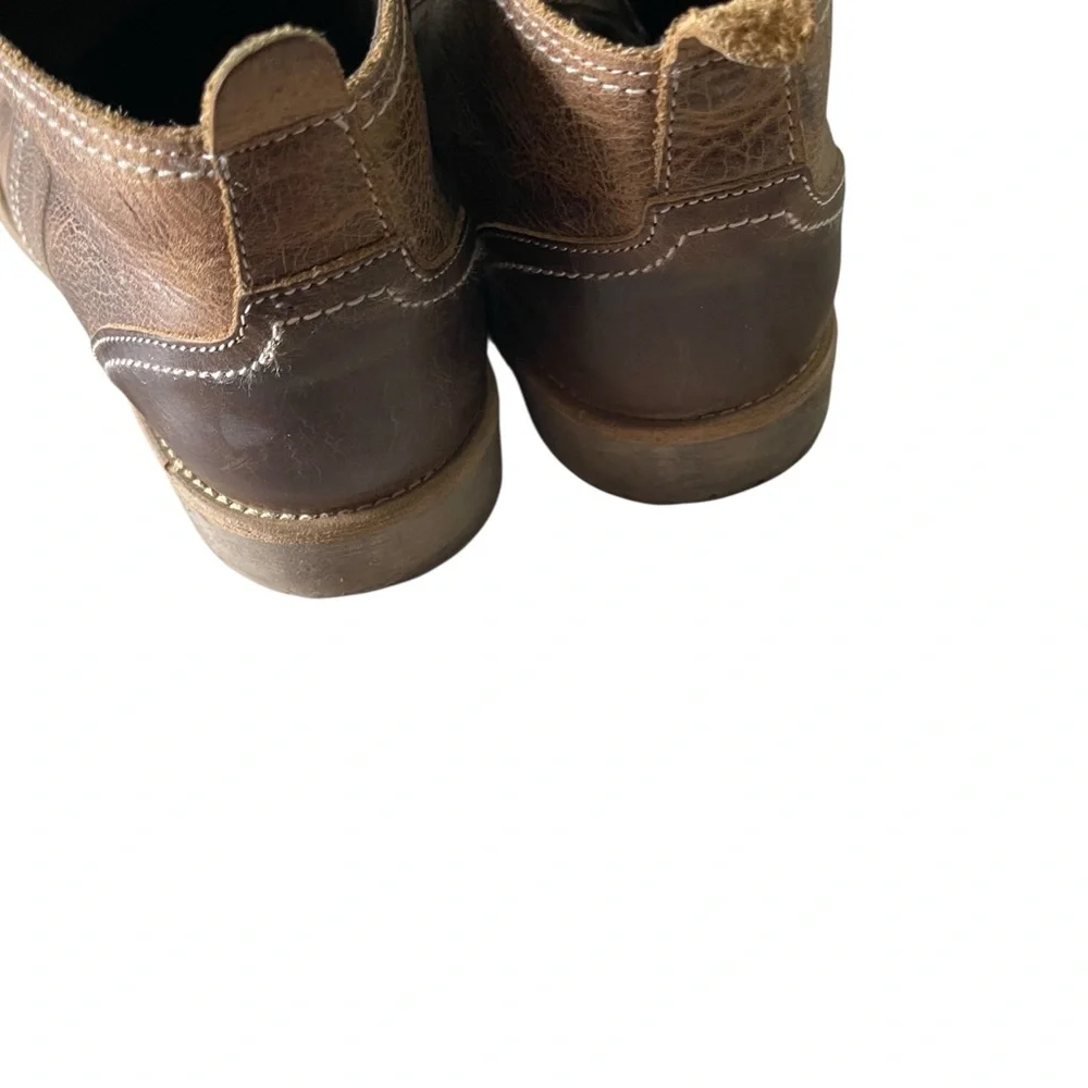 BED STU Draco Brown Leather Chukka Ankle Boots 8.5‎